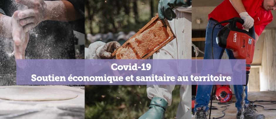 Covid-19 : soutien économique et sanitaire au territoire