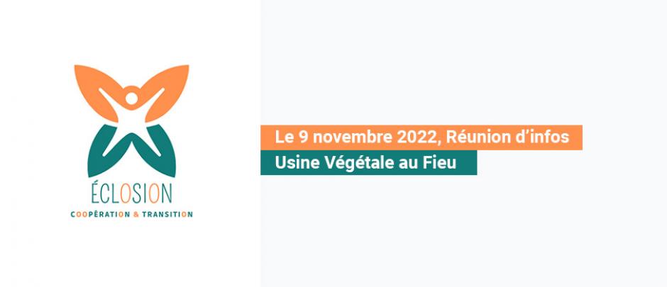 Réunion d'informations sur la plateforme ECLOSION