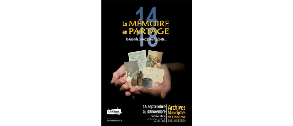 Exposition - Le mémoire en partage